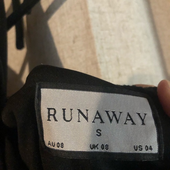 Runaway the label black long sleeve mini viper dress - Picture 3 of 3